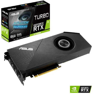 Видеокарта Asus PCI-E TURBO-RTX2070S-8G-EVO nVidia GeForce RTX 2070SUPER 8192Mb 256bit GDDR6 1605/14000/HDMIx1/DPx3/HDCP Ret