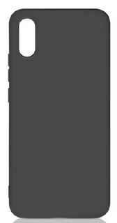 Чехол для Xiaomi Redmi 9A силиконовый Black DF (накладка)