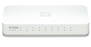 Коммутатор D-Link DGS-1008A/E1A 8G неуправляемый