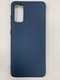 Чехол для Samsung Galaxy S20 силиконовый Dark Blue Innovation (накладка)