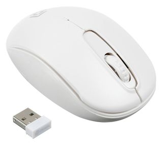 Беспроводная мышь Oklick 505MW белый оптическая (1000dpi) беспроводная USB (3but)