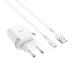 Сетевое з/у Hoco Type-C C12Q Smart QC3.0 charger set (EU) White