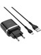 Сетевое з/у Hoco Type-C C12Q Smart QC3.0 charger set (EU) Black