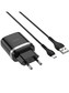 Сетевое з/у Hoco Type-C C12Q Smart QC3.0 charger set (EU) Black