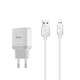 Сетевое з/у Hoco C22A little superior charger set with lightning EU White
