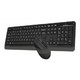 Клавиатура + мышь A4 Fstyler FG1010 клав:черный/серый мышь:черный/серый USB беспроводная Multimedia