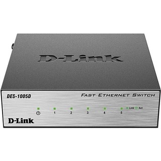 Коммутатор D-Link DES-1005D/O2B 5x100Mb неуправляемый