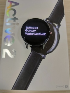 6J0R Б/У Смарт-часы Samsung Galaxy Watch Active2 сталь 40 мм black (SM-R830) (Гарантия 3 мес.)