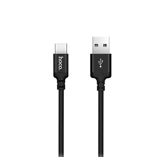 Кабель USB 2.0 hoco X20, 1м, AM/microBM, черный