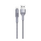 Кабель Borofone BX21 Lightning 1 m Metal Gray