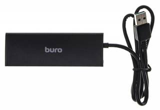 Хаб USB 3.0 Buro BU-HUB4-0.5-U3.0 4порт. черный