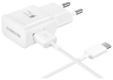 Сетевое з/у Samsung USB Type-C+ кабель USB, 15W, 2A, White (EP-TA20EWECGRU)