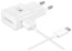 Сетевое з/у Samsung USB Type-C+ кабель USB, 15W, 2A, White (EP-TA20EWECGRU)