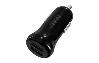 Автомобильное з/у TFN USB,без кабеля, 2.4A Black (TFN- CC2U24ABK)