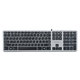 Клавиатура Gembird KB-8420 серый USB Multimedia, бесшумная, 1.5м