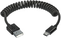 Кабель INTERSTEP USB - MicroUSB витой 2m black