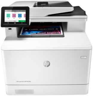 МФУ лазерный HP Color LaserJet Pro M479fdn (W1A79A) A4 Duplex Net белый/черный