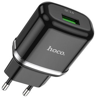 Сетевое з/у Hoco N3 18W Black QC3.0
