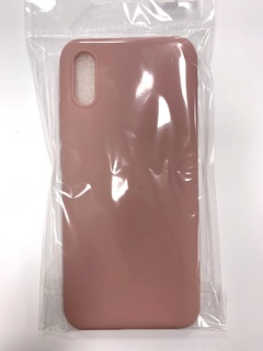 Чехол для Xiaomi Redmi 9A (2020) Cиликон матовый (Розовое золото)