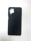 Чехол для Samsung Galaxy A12 Накладка плотная Silicon Case без логотипа (Черный)