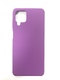 Чехол для Samsung Galaxy A12 Накладка плотная Silicon Case без логотипа (Индиго)
