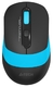 Беспроводная мышь A4 Fstyler FG10 черный/синий оптическая (2000dpi) USB (4but)