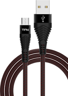 Кабель TFN Micro-USB, FORZA 3A 2m  black (TFN-CFZMICUSB2MBK)