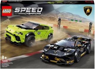 Конструктор LEGO Speed Champions 76899 Lamborghini Urus ST-X & Lamborghini Huracán Super Trofeo EVO