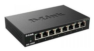 Коммутатор D-Link DGS-1008D/K2A 8G неуправляемый