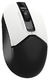 Беспроводная мышь A4 Fstyler FG12 Panda белый/черный оптическая (1200dpi) USB+BT (3but)