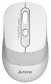 Беспроводная мышь A4 Fstyler FG10 белый/серый оптическая (2000dpi) USB (4but)