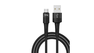 Кабель TFN Micro-USB, нейлон, 1.2м. Цвет:черный (TFN, TFN-C-ENV-MIC1MBK)