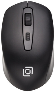 Беспроводная мышь Oklick 690MW черный оптическая (1600dpi) USB (6but)