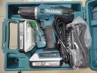 9573Y Б/У Дрель-шуруповерт Makita DF488DWE аккум. патрон:быстрозажимной (кейс в комплекте) (Гарантия 1 мес.)