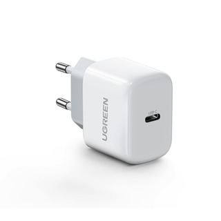 Сетевое з/у UGREEN CD241 Mini USB-C 20W PD Fast Charger, белый