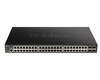 Коммутатор D-Link DGS-1250-52XMP/A1A 48G 4SFP+ 48PoE+ 370W управляемый