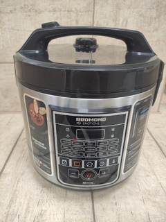 9635 Б/У Мультиварка Redmond RMC-M398 серый (Гарантия 1 мес.)