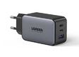 Сетевое з/у UGREEN CD244 (10335) Nexode USB-A+2*USB-C 65W GaN Tech Fast Charger EU Black