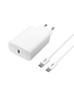 Сетевое зарядное устройство TFN, TypeC, 20Вт, с кабелем TypeC, Цвет:белый ( TFN,TFN-WC16)