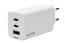 Сетевое з/у Cablexpert 3A 1хUSB 2хType-C QC4.0/PD 65W GaN white (MP3A-PC-65)