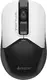 Беспроводная мышь A4 Fstyler FG12S Panda белый/черный оптическая (1200dpi) silent USB (3but)