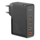 Сетевое з/у Baseus GaN5 Ultra USB-C*2+USB-A*2 с кабелем USB-C 100W Grey
