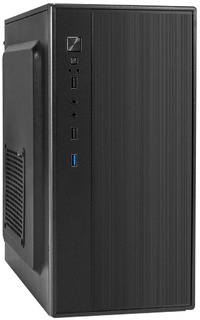 Корпус Exegate BAA-408U MiniTower black w/o PSU mATX 1xUSB 3.0 2xUSB 2.0 Audio EX298155RUS