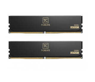 Память DDR5 96Gb 6400MHz TEAMGROUP T-CREATE EXPERT (2x48Gb) CL32 (32-39-39-84) 1.4V / CTCED596G6400HC32ADC01  /Black