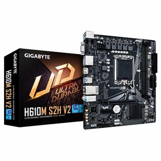 Материнская плата Gigabyte H610M S2H V2 DDR5 Soc-1700 Intel H610 2xDDR5 mATX AC`97 8ch(7.1) GbLAN+VGA+DVI+HDMI+DP