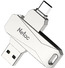 Флеш Диск USB 3.0 64Gb Netac U782C серебристый (NT03U782C-064G-30PN)