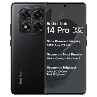 Смартфон Xiaomi Redmi Note 14 Pro 12/256Gb Black 5G NFC EU (Global Version)