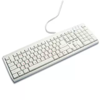 Клавиатура Defender Slim E KS-910 белая PS/2