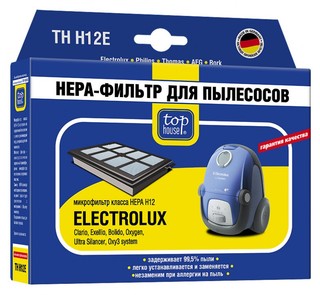 Фильтр TOP HOUSE TH H12E HEPA-фильтр для пылесосов:Electrolux