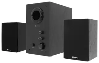 Колонки Konoos KNS-T300 2.1 2х5 Вт +10 Вт (черное дерево)